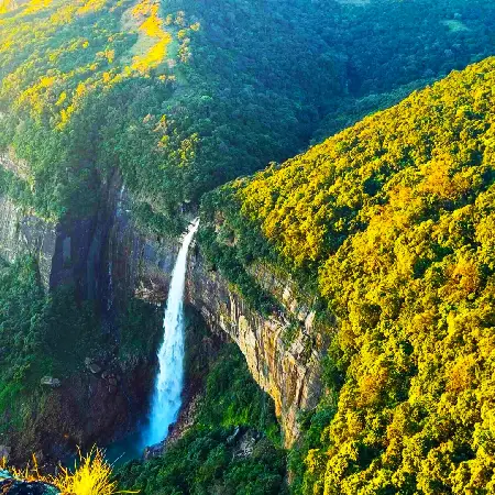 Meghalaya Seven Sisters Waterfall