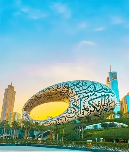 Stunning Arabic calligraphy art from Abu Dhabi, showcasing Middle Eastern culture, perfect for those exploring Dubai tour packages.