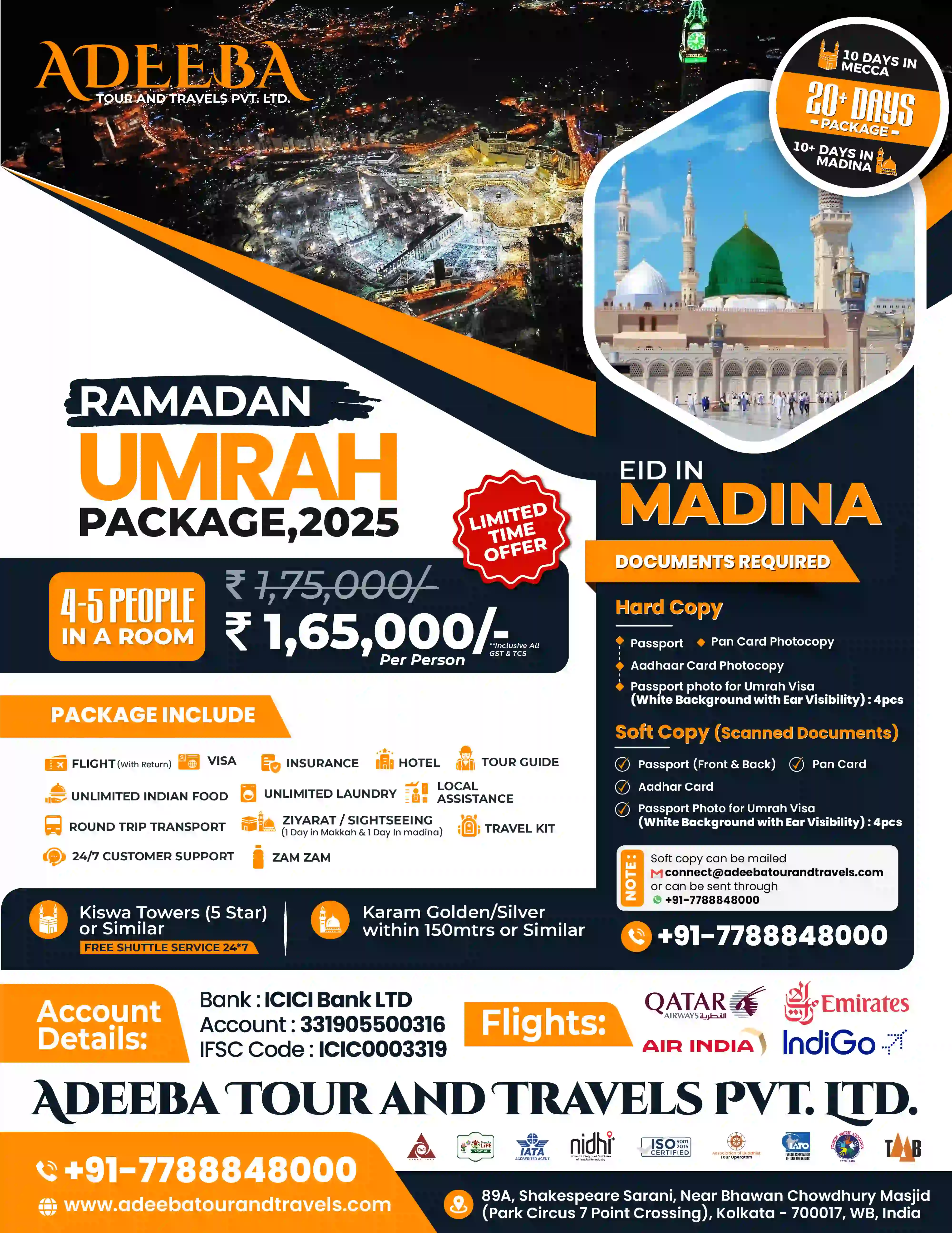 Ramadan Umrah Tour Package 2025